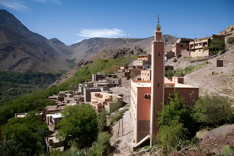 Village berbère près dImlil, Maroc