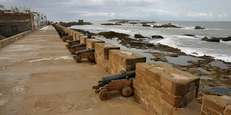 Cannons on the ramparts of Essaouira